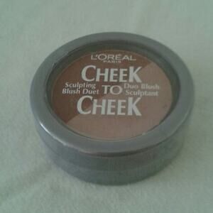 L'OREAL Cheek to Cheek Sculpting Blush Duo Blissful Beige New Old Stock